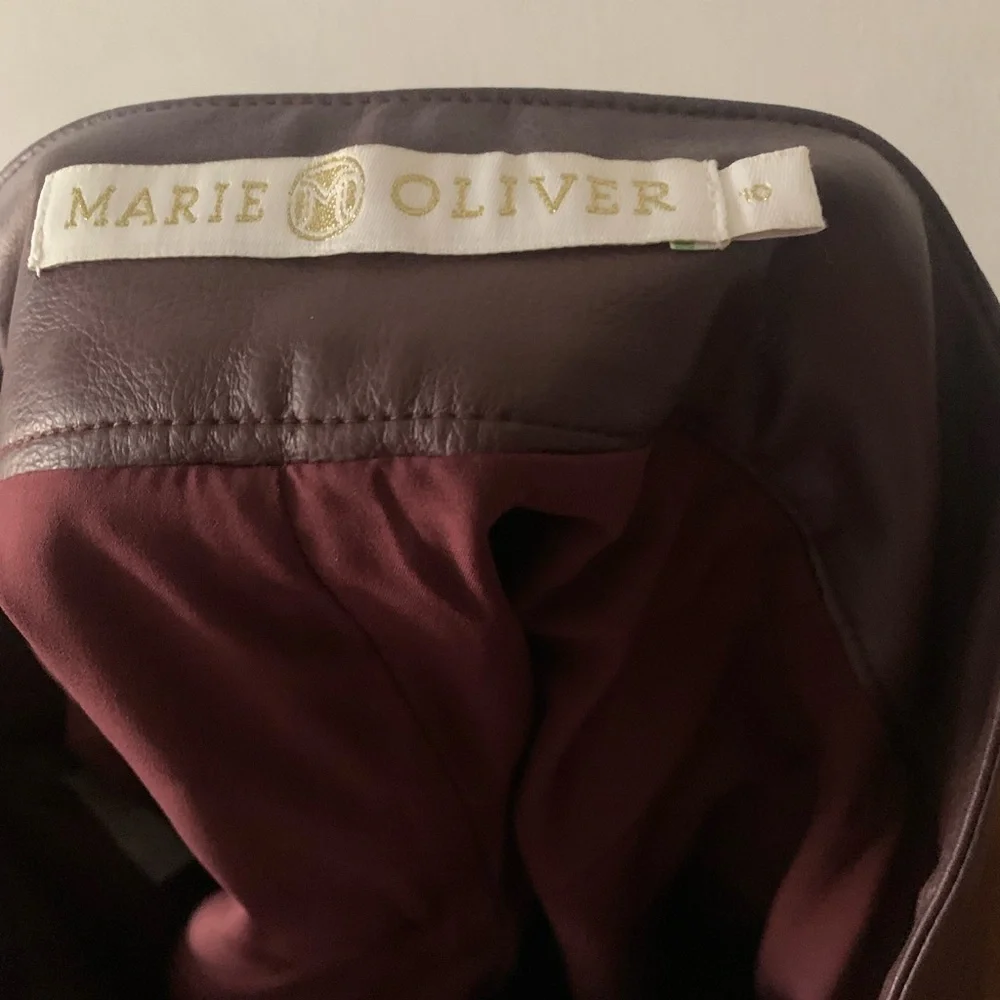 Marie Oliver Burgundy Shorts